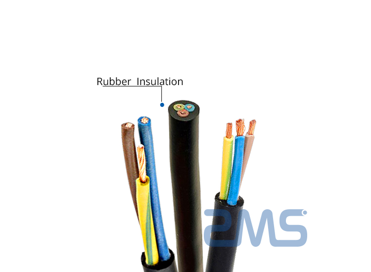 Rubber insulated