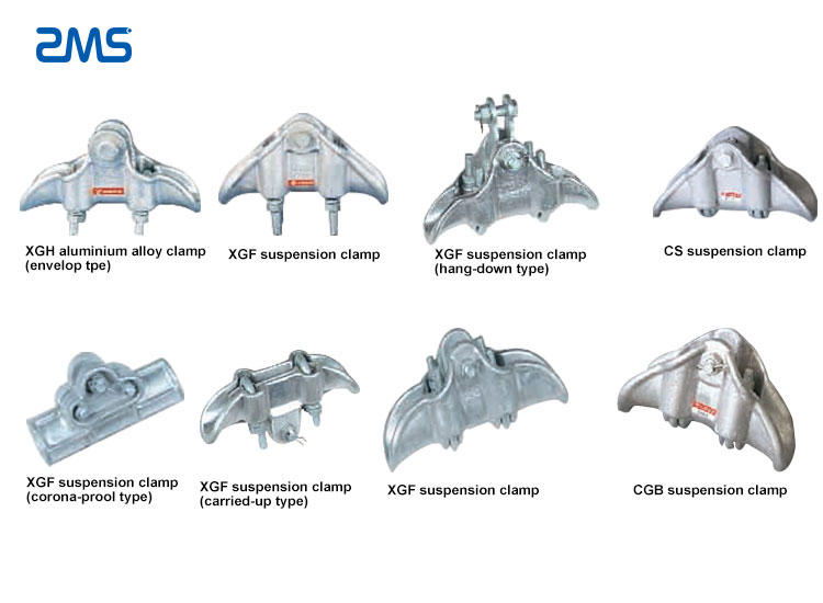 Customize Various Types of Suspension Clamps - ZMS kvcable Accessory