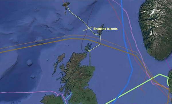 undersea fiber optic cable laying