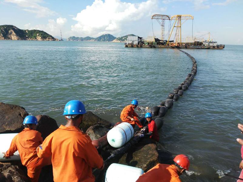Cable-laying vessels that maintain submarine cables are on standby like fire engines.