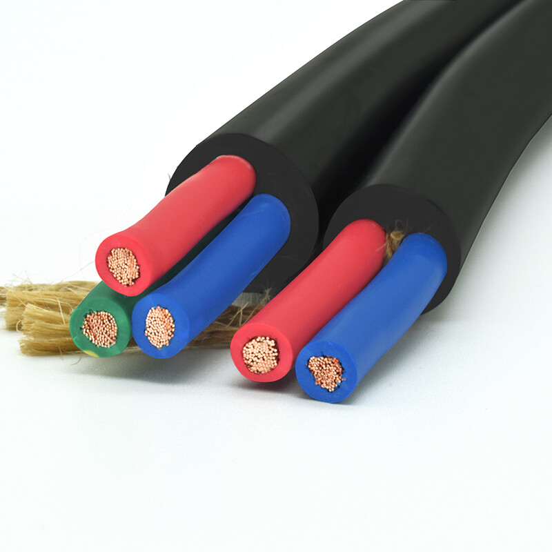 Common rubberized flexible copper core cable.