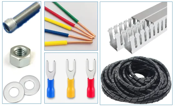 Common cable accessories, cable terminals, terminations, insulators, transformers and more.