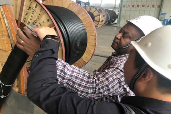 Cooperation with Indonesian customers on ship cables