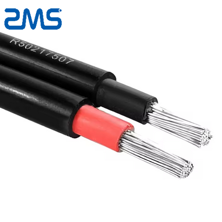 Insulated 4mm 6mm 10mm Solar Cable Twin Core