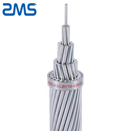 ACSR overhead aluminum conductor cable for large span transmitting and distributing circuit