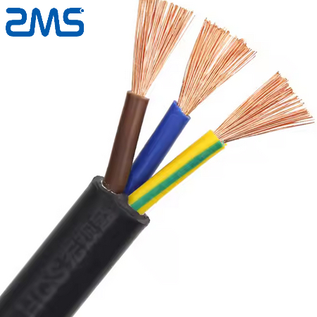 Two-core three-core flexible insulated cable construction