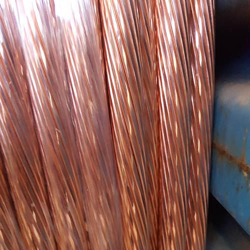 ZMS stranded wire with bare copper conductor