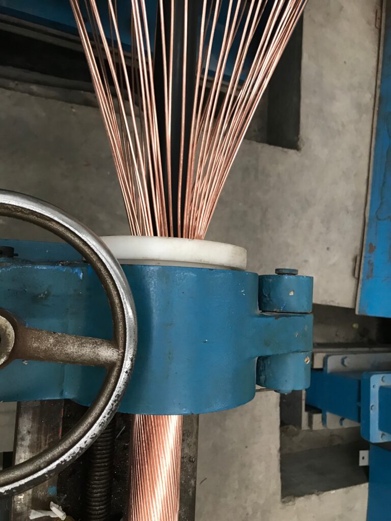 Copper wire stranding process