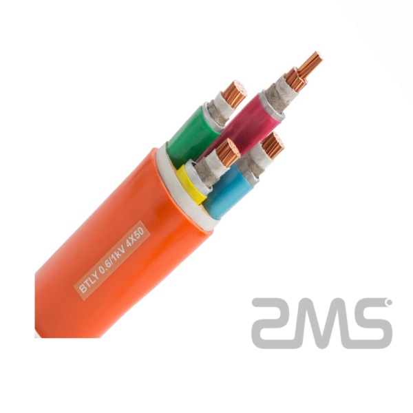 Low voltage and medium voltage fire resistant cables for industrial use