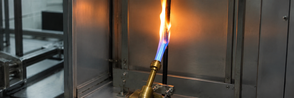 IEC 60332-1 Flame Test on a Single Cable