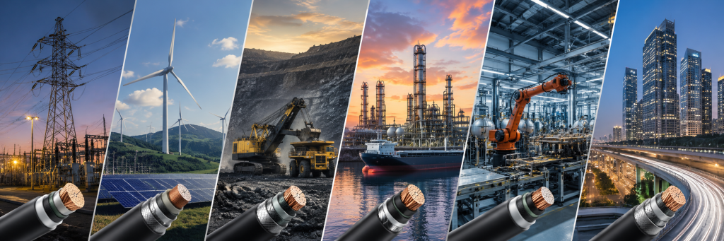 medium voltage cable industry applications