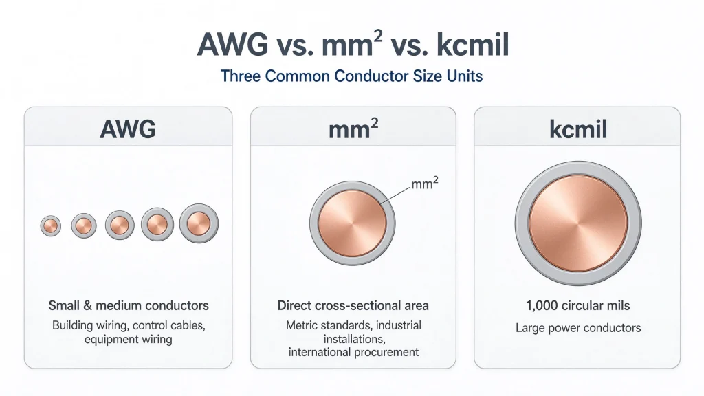 AWG vs. mm vs. kcmil What Is the Difference